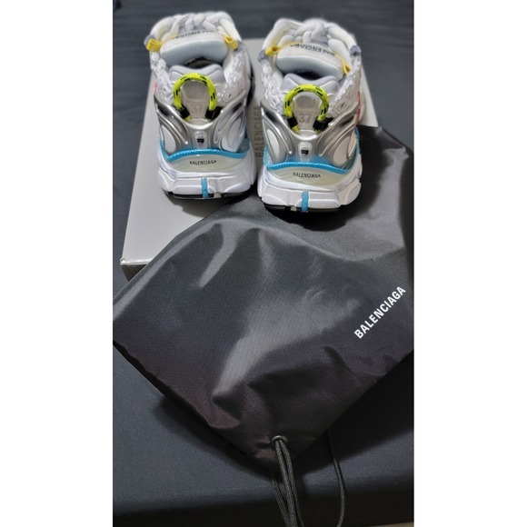 Balenciaga Runner Sneakers White Pink Blue Yellow Women Size 37 - Picture 4 of 11